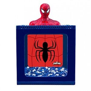 Marvel Ultimate Spiderman Small Betta Tank Fish Aquarium 0.5 Gal